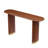 Length 59.1 Inch Entryway Table for Living Room,Narrow Console Table with Unique Stainless Steel legs Design, Modern Design MDF Sofa Table Entrance Table for Hallway, Entrance,Apartment,Brown-1472283640