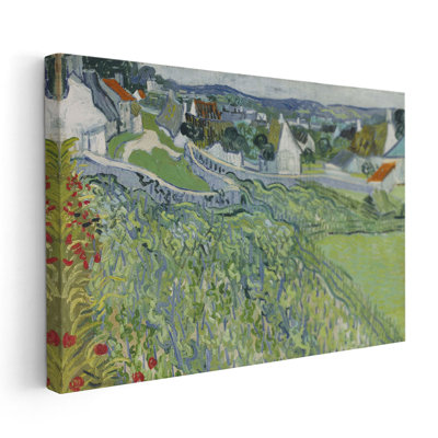 Vineyard at Auvers, 1890 - reproduction d'art sur toile