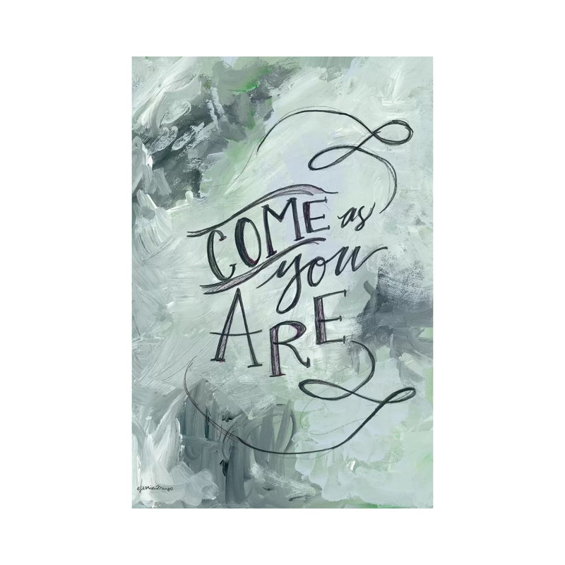 Come As You Are I by Jessica Mingo - Painting on Canvas, 66.04cm H x 45.72cm W x 3.81cm D, Wrapped Canvas