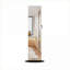 Armoire à bijoux FlowLuxe pivotant sur 360 ° avec miroir pleine longueur et armoire verrouillable rotative pour bijoux-1792672524