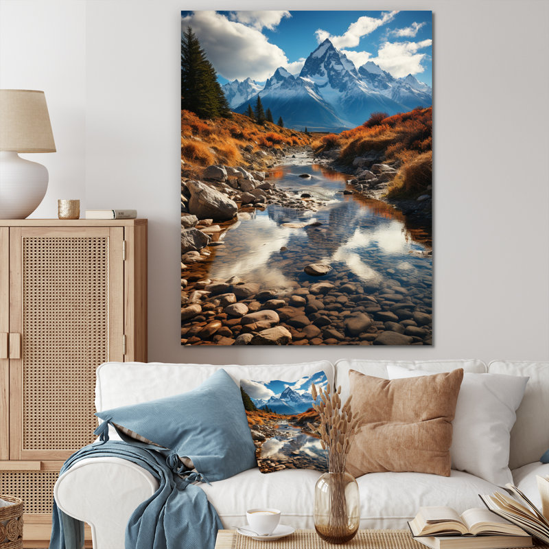 «USA Grand Teton National», reproduction sur toile, H 20 po x l 12 po x P 1 po, Toile tendue