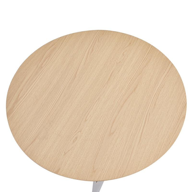 Table de salle à manger 37 po, Natural Oak+Cast Silver