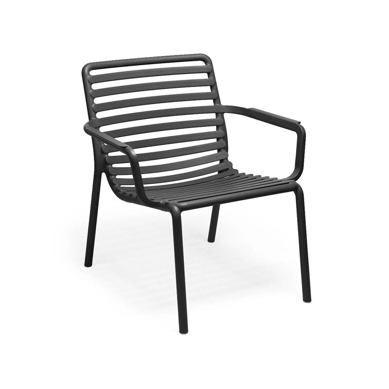 Doga Outdoor Lounge Chair, Anthracite