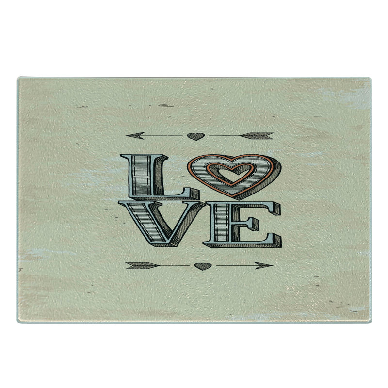 Planche à découper Ambesonne Love