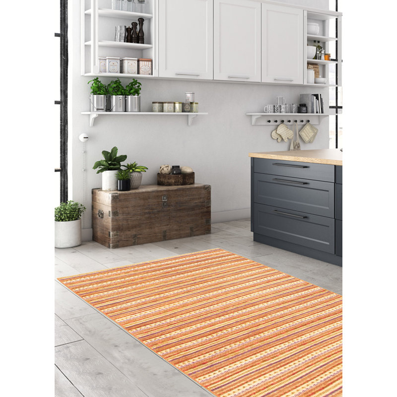 Wool Striped Indoor Rug
