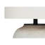 Lampe de table Nicolette en céramique crème et ivoire / abat-jour crème, H 20,26 po x l 13,85 po x P 13,87 po-88143824-90751421-90751422