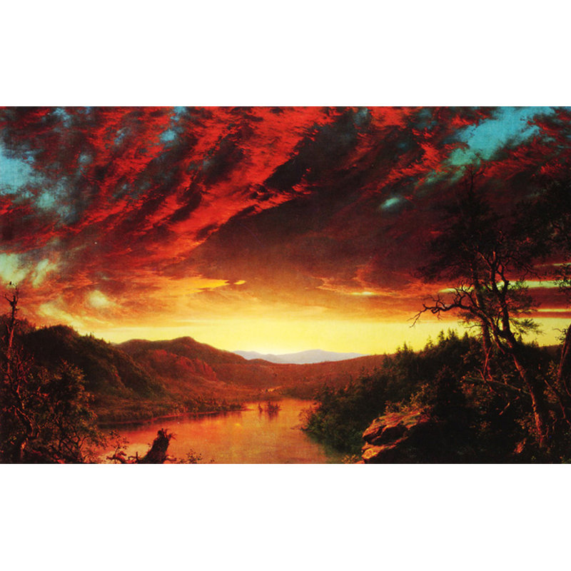 Crépuscule dans le désert
