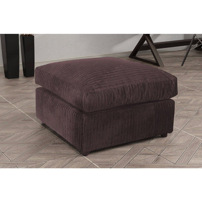 Duvernay 55 cm W Chenille Square Footstool