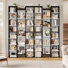📖✨ 2-Pack 8-Tier Bookcase Set, 21-Cube Storage Bookshelves Unit With Adjustable & Removable Shelves