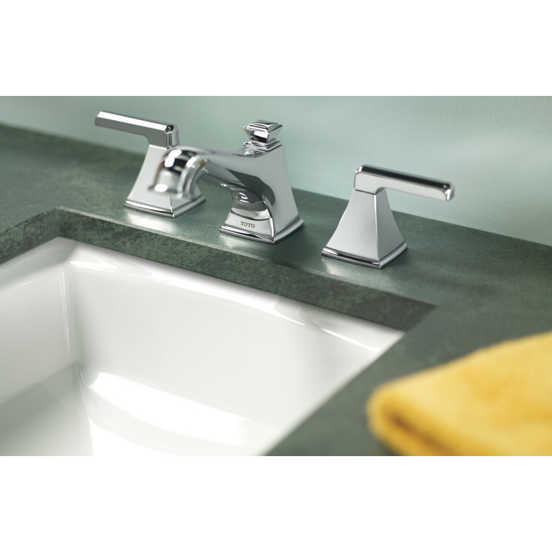 Connelly® Widespread Bathroom Faucet with Drain Assembly, Polished Chrome