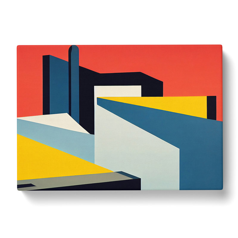 Ingenious Modern Abstract Art - Wrapped Canvas, 35cm H x 50cm W x 3cm D