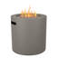 Aegean 24" Round Steel Propane Fire Pit Table with Hidden Tank Storage by Real Flame-95635477