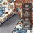 Machine Washable Rug with Rubber Backing for Living Room Vintage Non-Slip Dining Room Rug Easy-Cleaning Floor Carpet for Bedroom Playroom-904049642