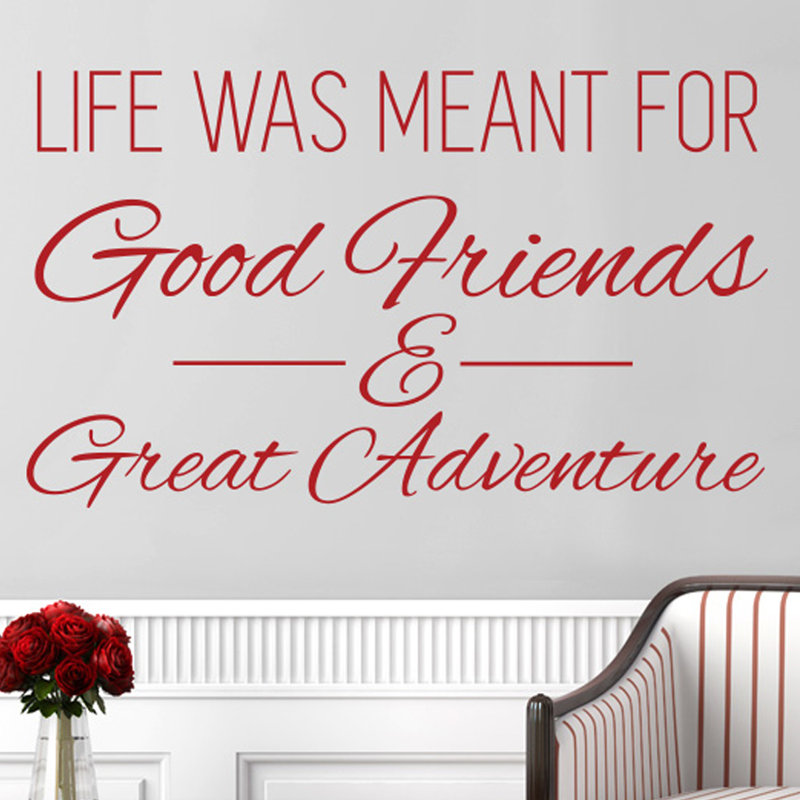 Wall Decal, Dark Red, Medium