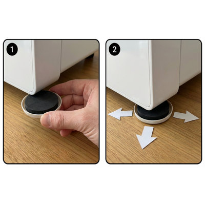 Furniture Sliders - 8 Pack, 3 1/2" Reusable Furniture Sliders for Carpet, Heavy-Duty Furniture Gliders Movers for Hardwood Floors,