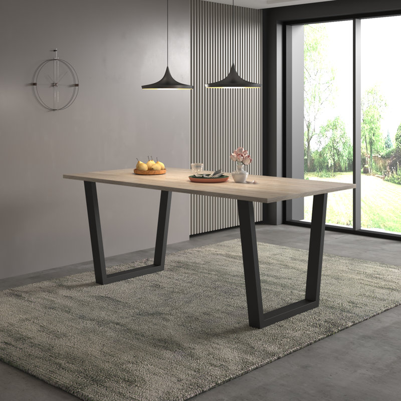 Antigua Metal Base Dining Table