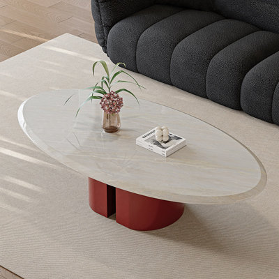Table basse en marbre de style italien italien
