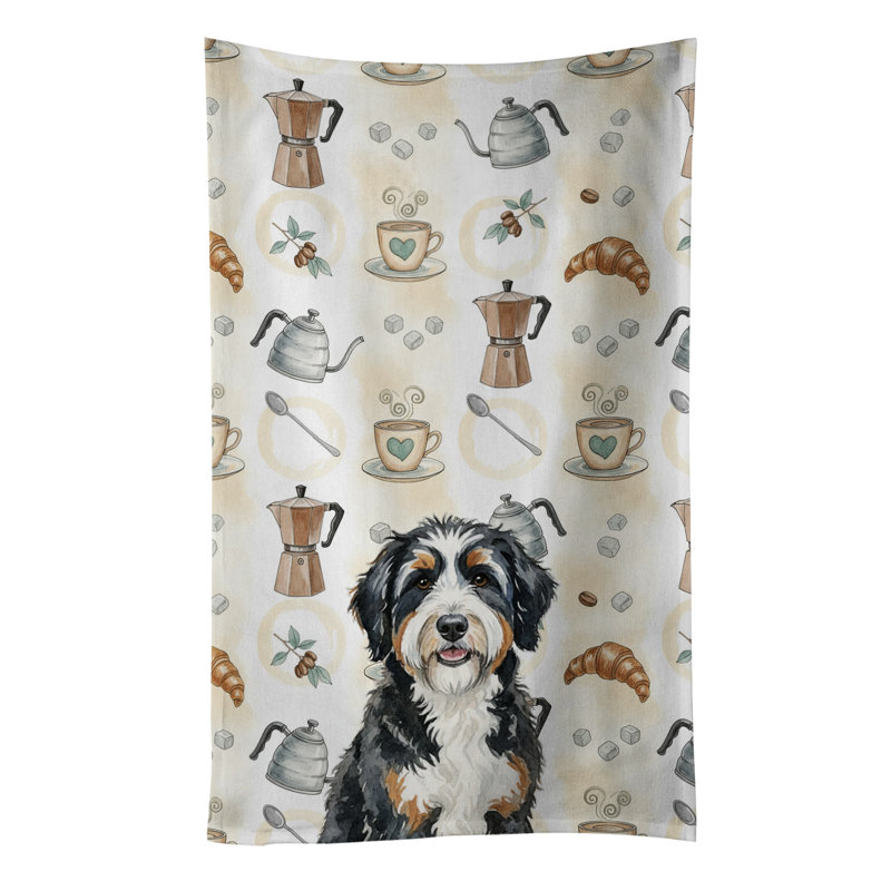 Berndoodle Coffee Bar Kitchen Towel, Berndoodle