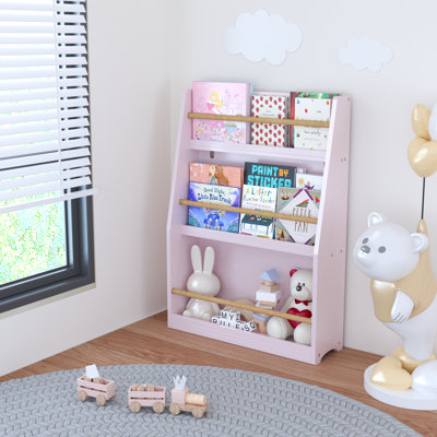 3 Tier Kids Book Shelf,Kids Book Rack, Helps Keep Bedrooms, Playrooms, and Classrooms Organized by Isabelle & Max