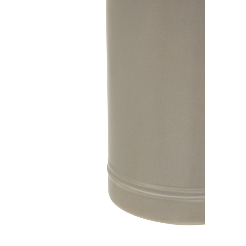 Fenwick Ceramic / Porcelain Jar, Grey, 12cm H x 11cm W x 11cm D