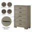 Coffre gris Joanna