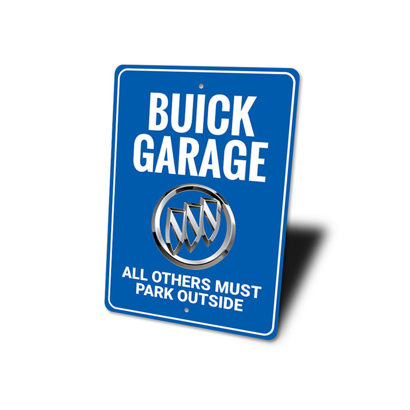 Enseigne en aluminium Buick Logo, H 18 po x l 12 po x P 0,06 po