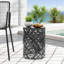 Outdoor Metal End Table -Large-677222219