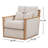 Santolina Upholstered Swivel Armchair