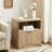 Mid Century Modern Nightstand With Drawers, Wood Fluted Bedside Table With Storage（Set of 2）-1659965211-1659965212