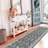Non Slip for Hallways,Washable Hallway Rug,Long Ultra Soft Kitchen Rug,Non Shedding Accent Farmhouse Rugs (Black)-833489626