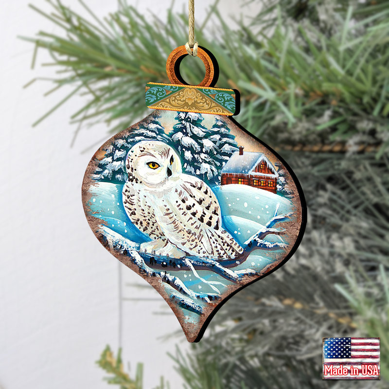 Ornement faîteau Tidaholm Owl