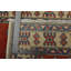 Tapis en laine rouge 3 pi 10 po x 5 pi 10 po one-of-kind noué la Hetherington
