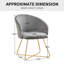 Chaise d'appoint rembourrée Tyiana-68515954