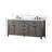 Ajiya 72" Double Bathroom Vanity Set-462070130-462070131