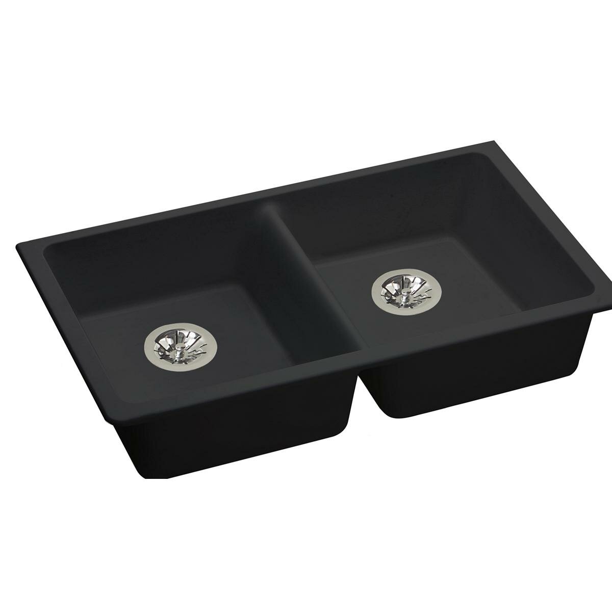 Elkay Quartz Classic 33 inch Undermount Sink, Mocha ELGUAD3319PDMC0