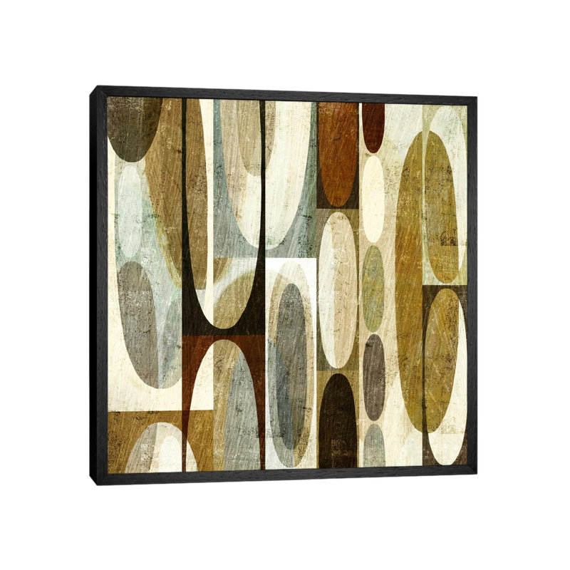 Mod Pods 1 Piece Wall Art on Canvas, 66.04 cm H x 66.04 cm W, Black Floater Framed
