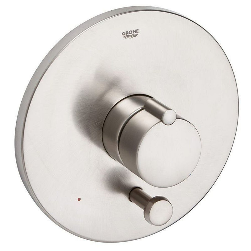 Tenso Pressure Balance Thermostatic Shower Faucet Trim, Brushed Nickel