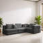 Canapé-lit modulaire en forme de L 118,22 po pour salon-884557082