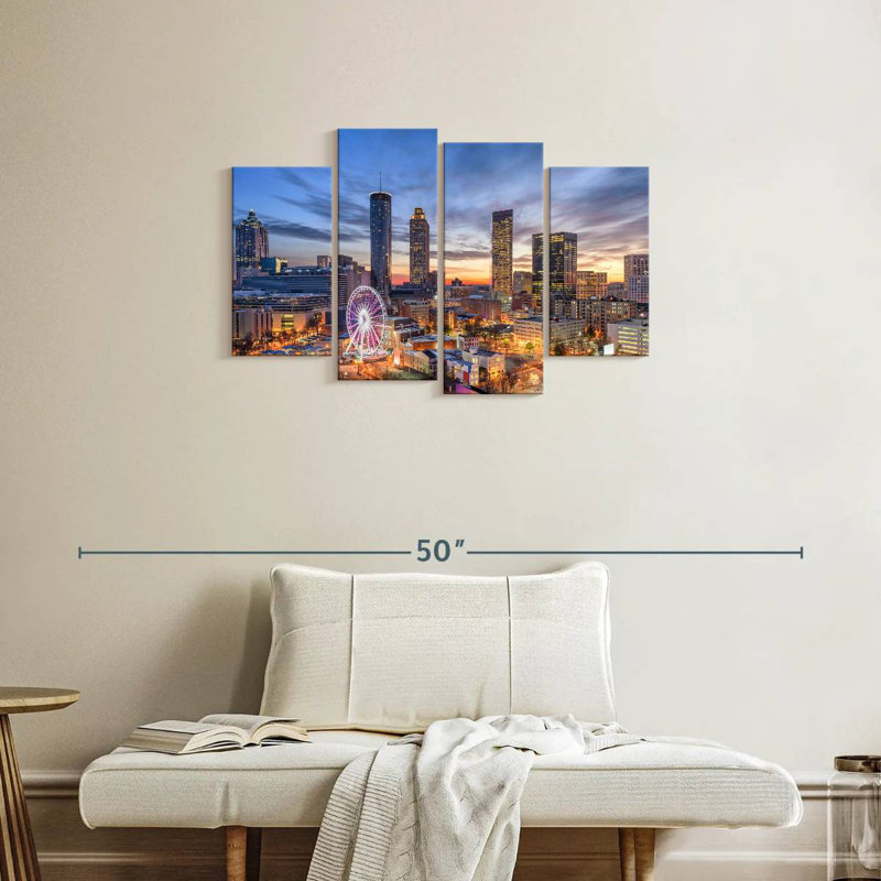 Sireci Atlanta, 22" H x 36" W