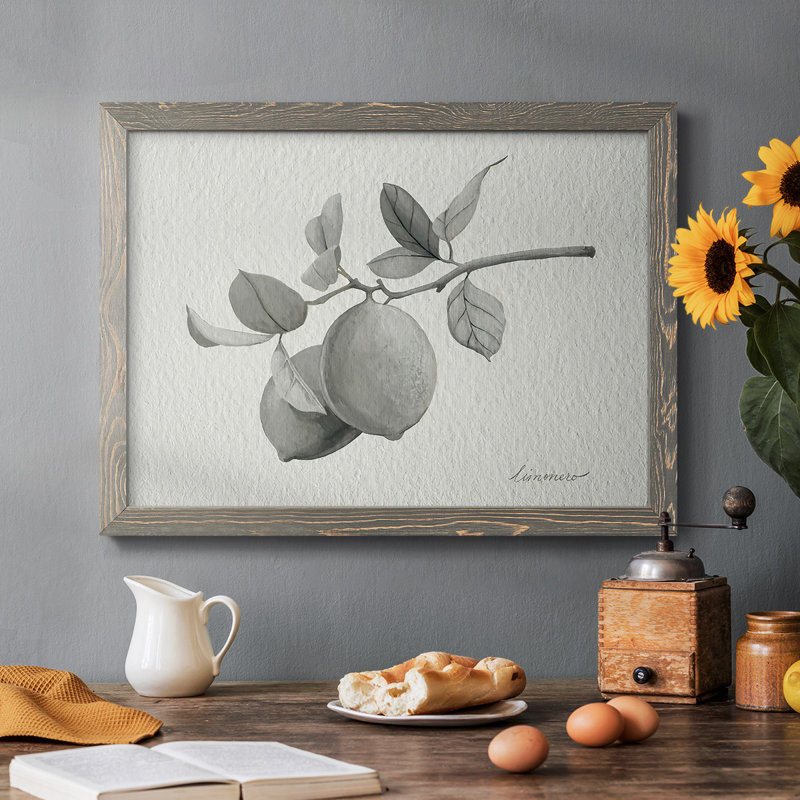 " Limonero I ", Gray, 28" H x 42" W