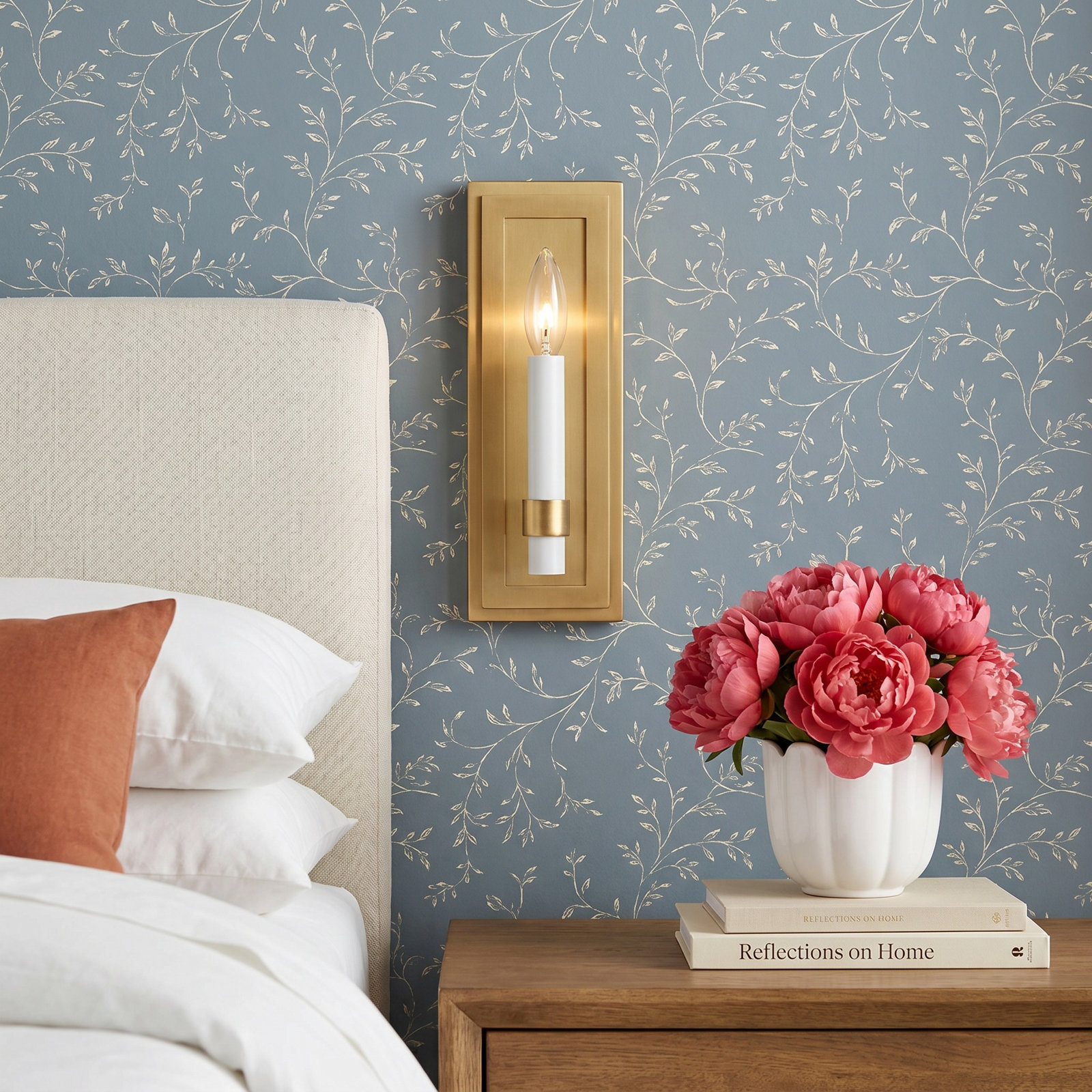 Annabel Single Light Dimmable Candle Wall Light