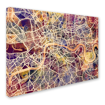 " London England Street Map "