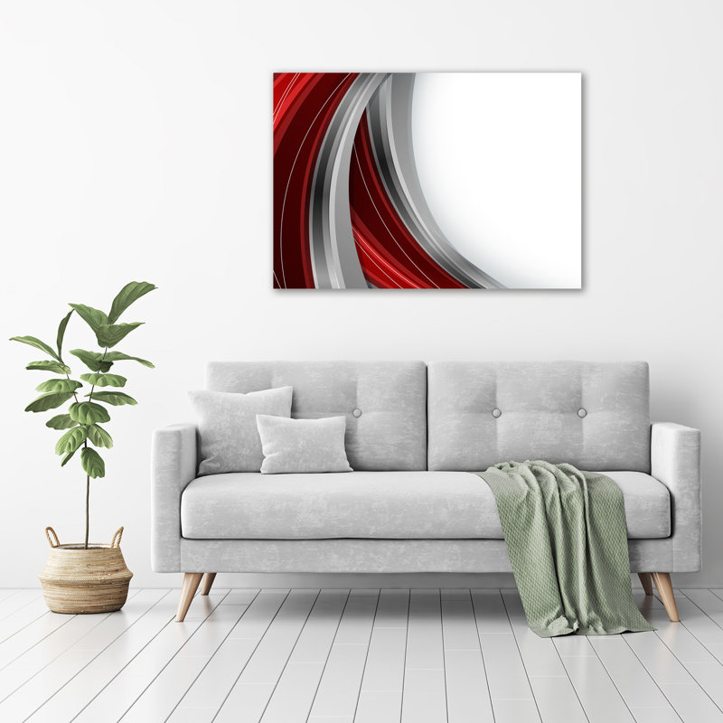 Waves Background - Wrapped Canvas Print