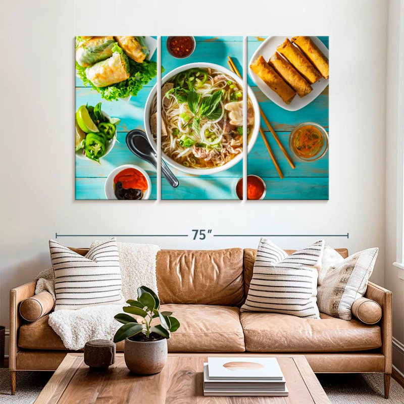 Yarlin Vietnamese Feast, 42" H x 65" W