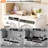 Washer And Dryer Countertop, Wood Shelf Topper-121560773