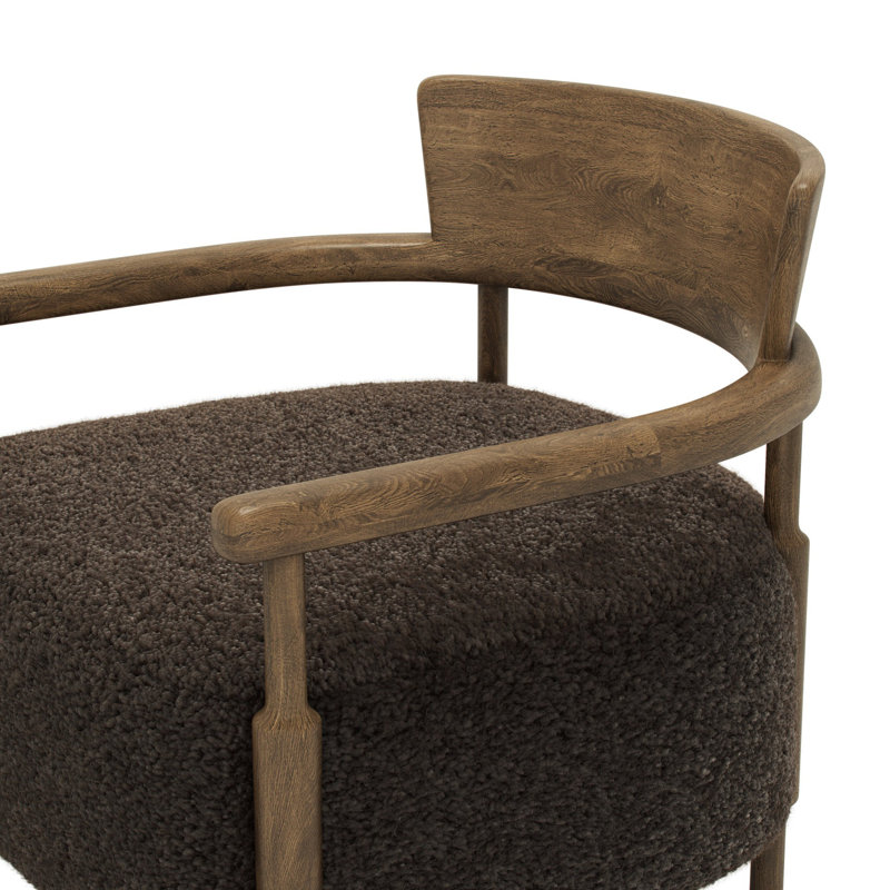 Armchair, Cocoa Shearling