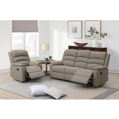 Ensemble de salon inclinable 2 pièces Camdan