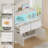 4 Pieces Bedroom Set Upholstered Bed Frame, 4-Drawer Dresser And Nightstand Set-430871444