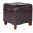 Tufted Square Storage Ottoman With Hinged Lid