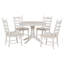Ensemble de table de salle à manger extensible 5 pièces Trexm-133403324-133403325-133403326-133403327